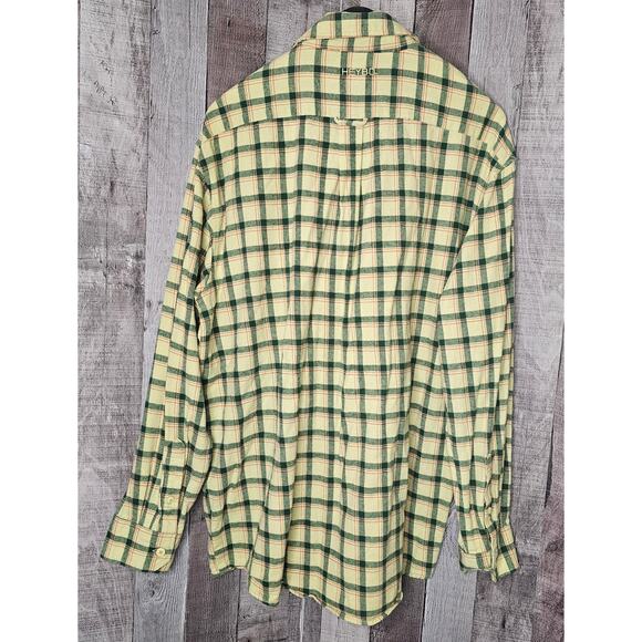 HEYBO Outdoors Stonecamp Brushed Soft Flannel Long Sleeve Button Up Shirt Large - Picture 2 of 5